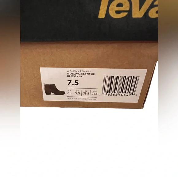 NIB Teva Women’s Anaya Waterproof Leather Booties in size 7.5 - Picture 9 of 9
